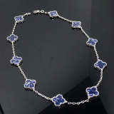 VAN100 High Version Clover Ten Flower Necklace Thick Plated 18K Necklace Jewelry