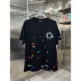 KLC31  New high-quality men's and women's summer pure cotton T-shirt short sleeved top clothing