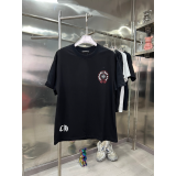 KLC34  New high-quality men's and women's summer pure cotton T-shirt short sleeved top clothing