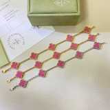 VAB100 Natural Stone 4 Flower Bracelet Premium Jewelry No packaging AAAAA quality