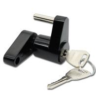 Simple Trailer Coupler Ball Lock, With 2 Keys, Padlock, Hitch Hook Lock, Tongue Locks