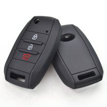 Silicone Car Remote Key Cover For Kia Carens Ceed Sorento Optima Picanto Rio Soul Cerato Rando Forte Sportage