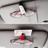 Sun Visor Sunglasses Eyeglasses Glasses Fastener Clip Holder Car