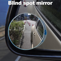 2pcs 360 Degree Small Round Blind Spot Mirror Car Wide Angle Rearview 