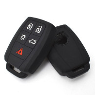 For Volvo XC90 C70 S60 D5 V50 S40 C30 Silicone Remote Key Case Fob Shell Cover Skin Holder 5 Button