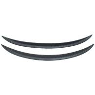 2/4pc Universal Fender Flares Mud Flaps Guards Wheel Eyebrow Arches Carbon Fiber