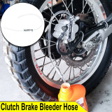 Car Brake Clutch Bleeder Hose One Way Valve Tube Tool Kit Universal 
