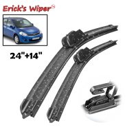 LHD Front Wiper Blades For Nissan Tiida C11 2004 - 2012 Windshield Front 24 +14