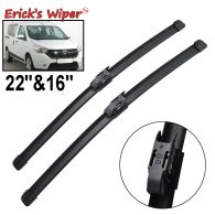 LHD Front Wiper Blades For Renault Dacia Dokker Express 2016 - 2019 Windshield Front 22 +16