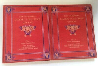 The Immortal Gilbert + Sullivan Operas Vol I - 4 Famous Numbers Music Sheets
