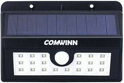 Comwinn Super Bright LED Solar Powered Wall Light Door Outdoor Garden Lighting