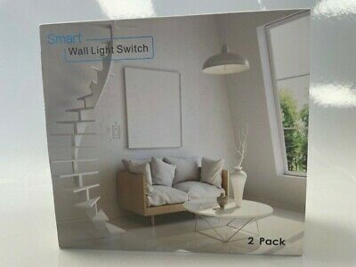 Smart Wall Light Switch 2 Pack Model KS-602 Type 120  Smart Home Accessories