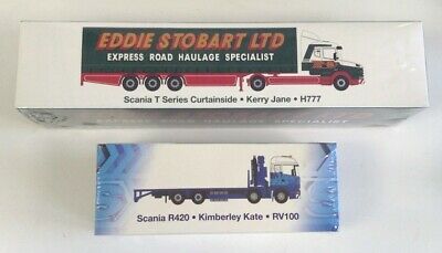 Bundle x2 Eddie Stobart Truck 1:76 Scale Models Kerry Jane H777 Kimberley Kate