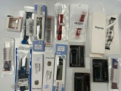 Bundle Of Watch Accessories Watch Straps Multi Colours Mixed Styles Job Lot New