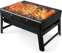 BBQ High-end Fordable Tabletop Barbecue Charcoal Grill Outdoor Camping Cooking