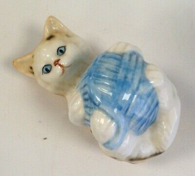 Vintage West Germany Miniature Cat Ceramic Figurines Collectible Retro Kitsch