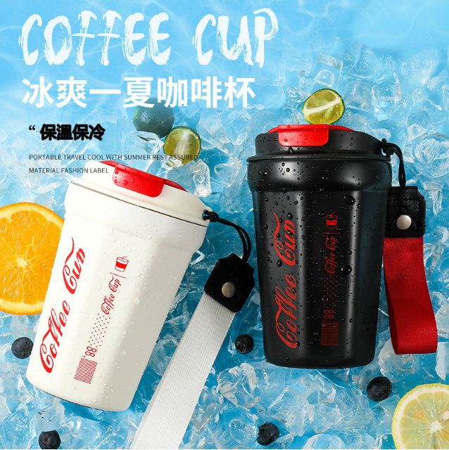 b89fd3abd0062572 【可口可樂聯名】美國Coca-Cola咖啡杯便攜式旅行杯,冰可樂，冰咖啡，一杯專享清涼