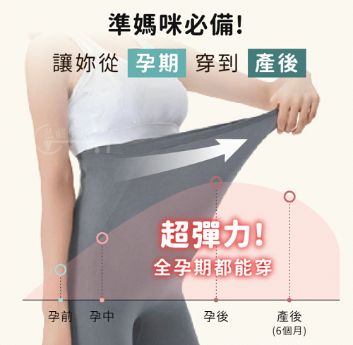孕期必備【360°減壓褲】   分段減壓 抗水腫 超高彈力 一件穿到產後