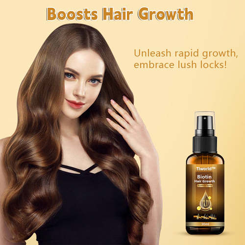 Last day to get over 50% off-Tiworld™ Biotin Hair Growth Essence Spray