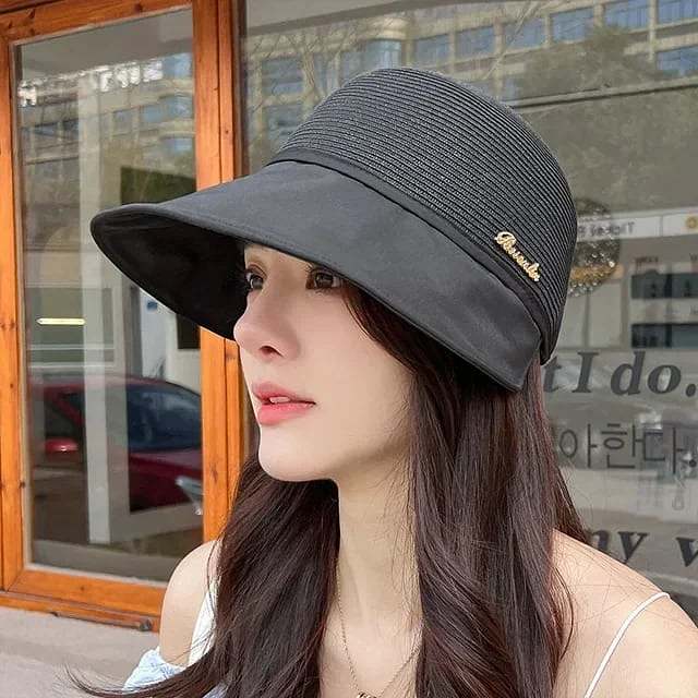 🌈💖-Hepburn style sunscreen cap