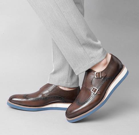 Men's leather shoes genuine leather top layer cowhide casual business formal shoes