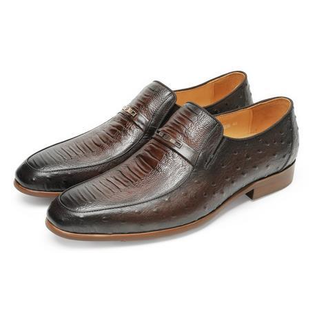 Men's formal leather shoes Classic leggings Lefu Toe layer cowhide business men's shoes