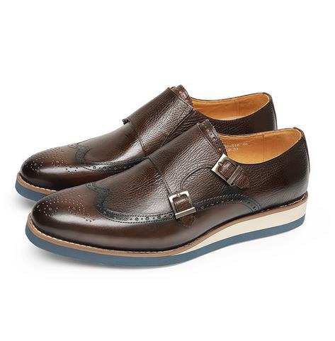 Men's leather shoes genuine leather top layer cowhide casual business formal shoes