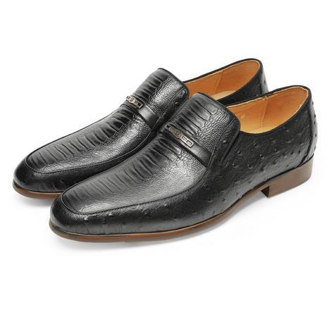 Men's formal leather shoes Classic leggings Lefu Toe layer cowhide business men's shoes