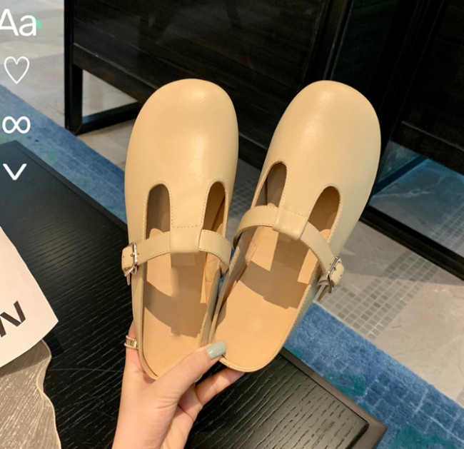 Women's shoes Full leather genuine leather, spring new cow suede, comfortable soft sole, soft top, large toe shoes