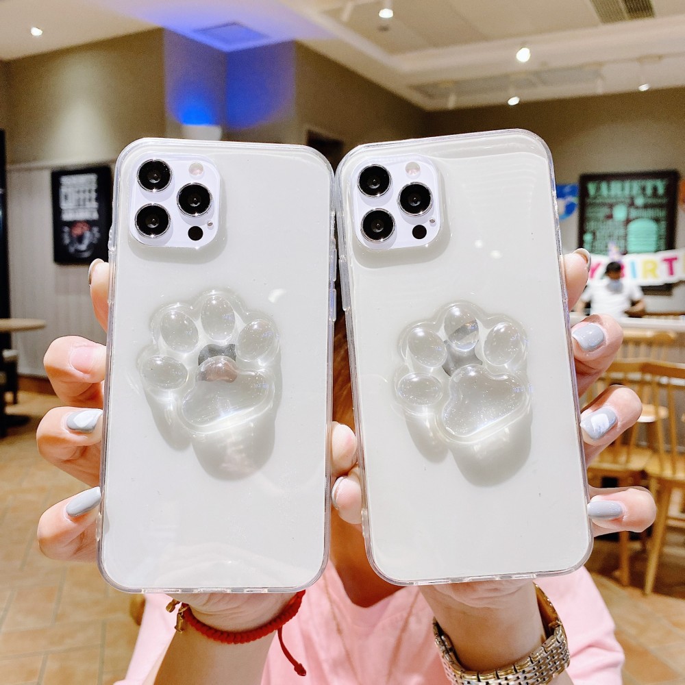 Nt 599 00 立體猫爪透明新款iphone保護殼適用蘋果防摔手機殼 M Dddiy Store