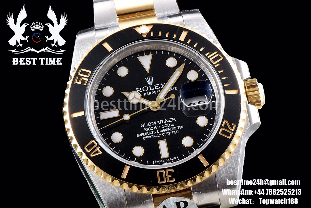 US 500.00 Rolex Submariner 116613 LN Black Ceramic ARF 1 1 Best