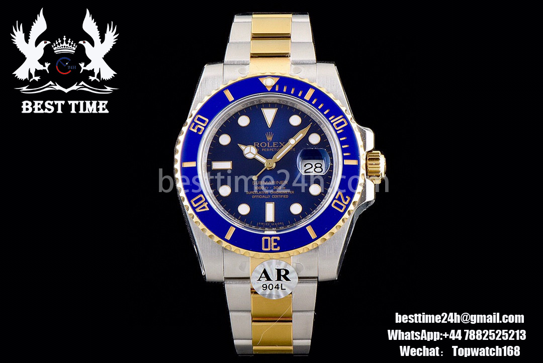 rolex submariner blue ceramic bezel