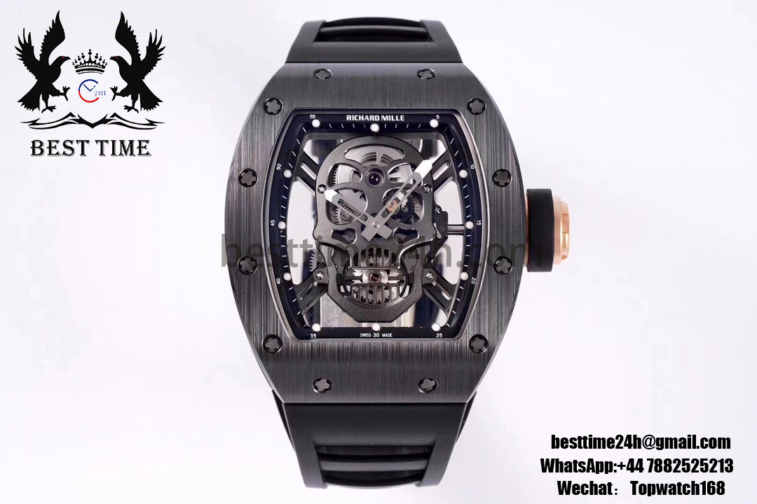 Richard Mille RM052 Skull Black Ceramic 