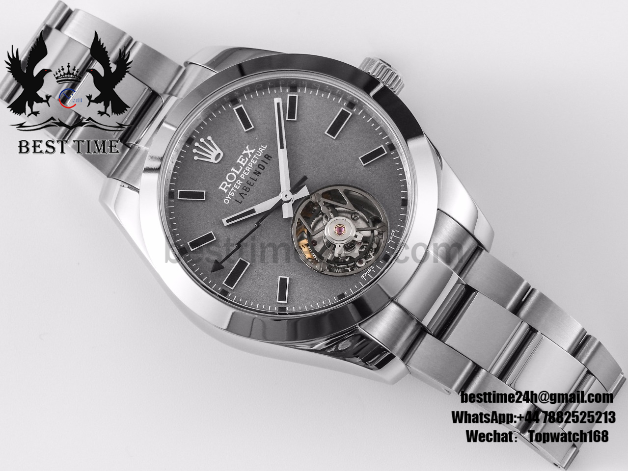 Rolex Milgauss Label Noir 43mm SS JBF 