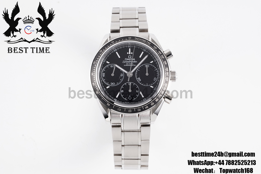 Black Dial SS Bracelet A7750 