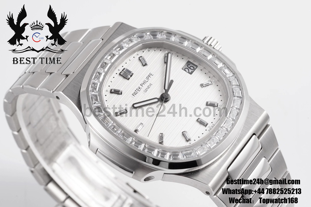 white diamond patek
