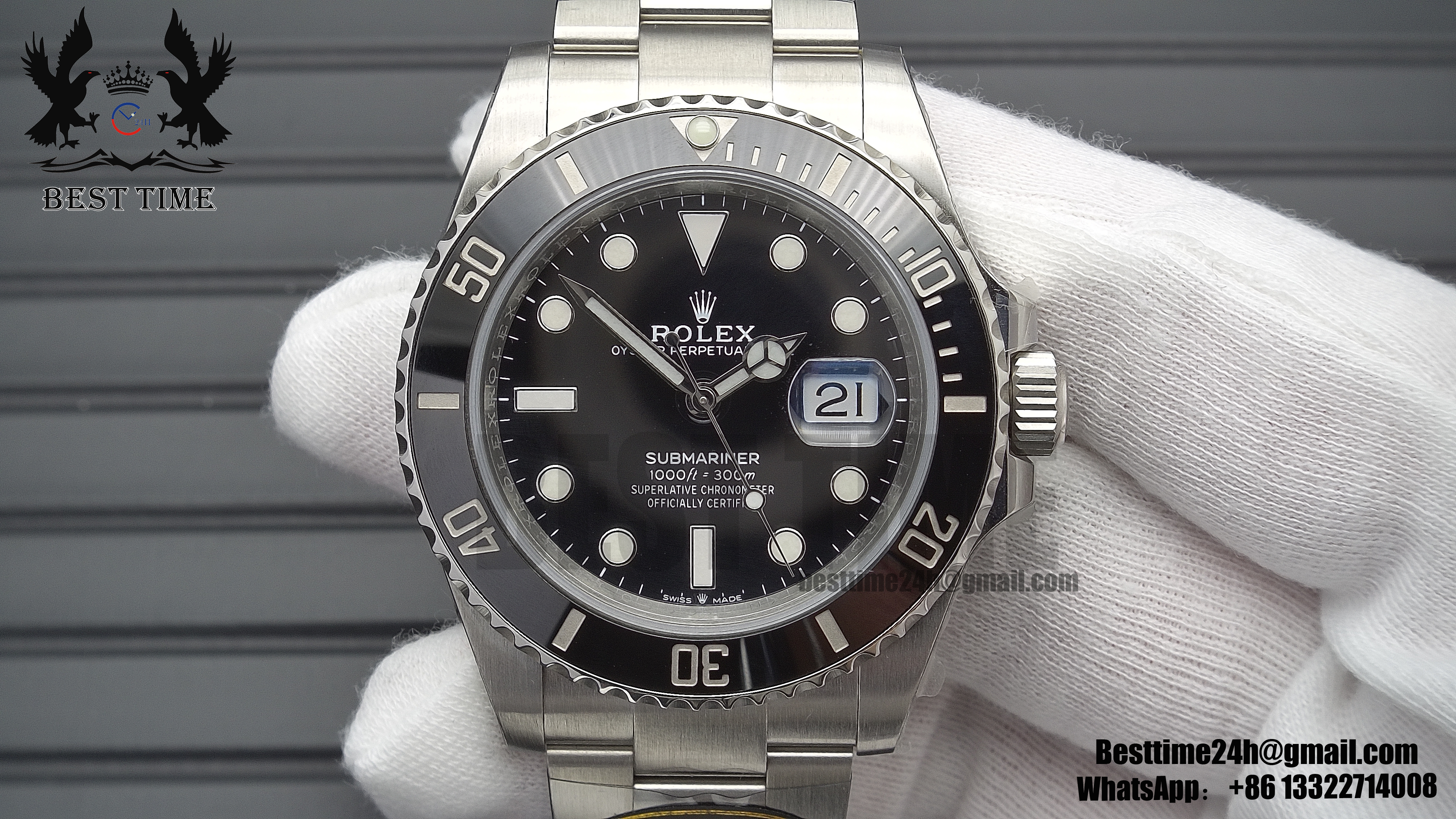 US$ 480.00 - Rolex Submariner 41mm 126610 LN Black Ceramic 904L Steel Clean  Factory Best Edition S3235 - www.besttime24h.com