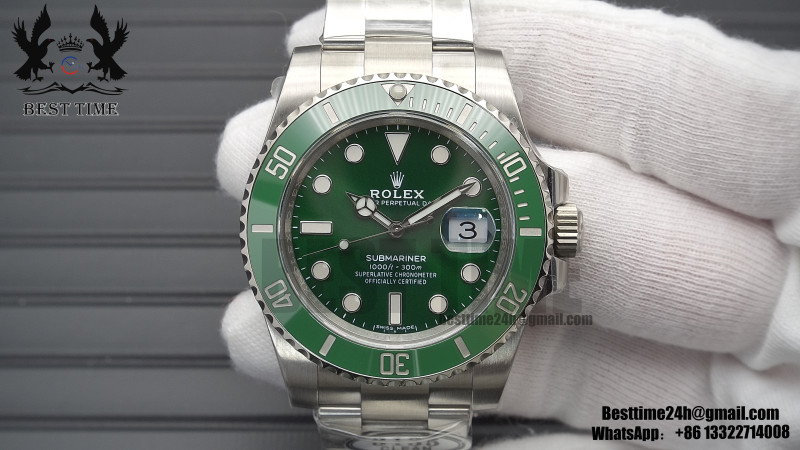 Rolex Submariner 116610 LV Green Ceramic Clean Factory 1:1 Best Edition 904L SS Case and Bracelet VR3135