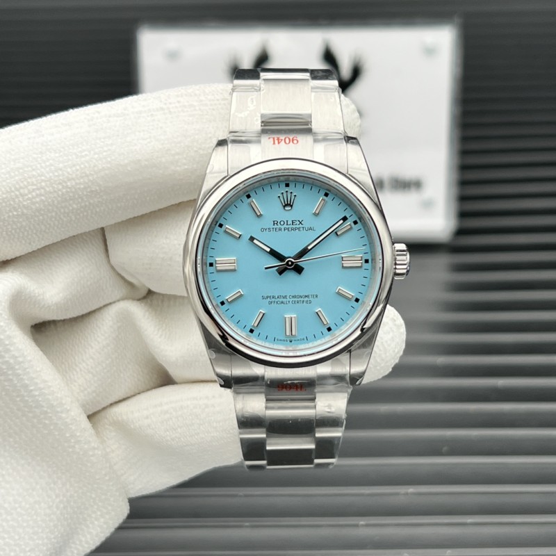 Oyster Perpetual 36mm 126000 GMF 1:1 Best Edition 904L Steel Tiffany Blue Dial on SS Bracelet SA3230