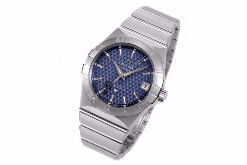 Constellation 38mm SS VSF 1:1 Best Edition Blue Textured Dial on SS Bracelet A8500 Super Clone