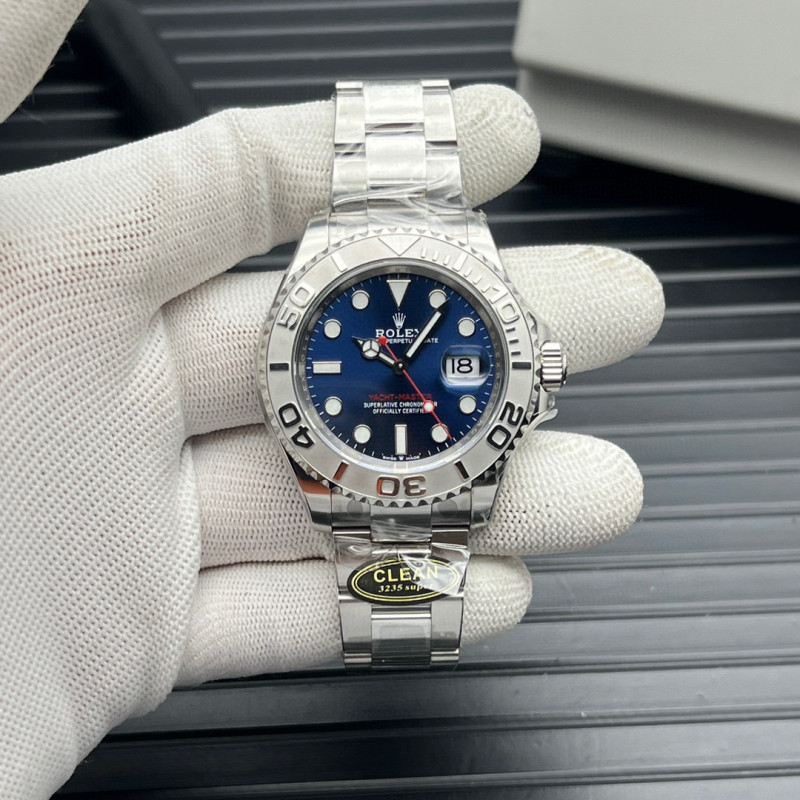 Yacht-Master 126622 Clean Factory 1:1 Best Edition 904L Steel Blue Dial on SS Bracelet VR3235