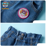 PAW Patrol Girls High Waisted Jeans Cropped Pants