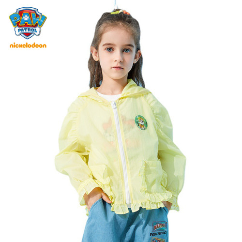 PAW Patrol Girls Sun-protective Clothing Summer Outdoor Breathable Thin Coat