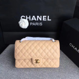 Borsa Media Chanel in pelle trapuntata - Flap Bag Quilted Caviar 25cm