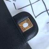 Borsa Media Chanel in pelle trapuntata - Flap Bag Quilted Caviar 25cm