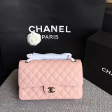 Borsa Media Chanel in pelle trapuntata - Flap Bag Quilted Caviar 25cm