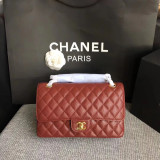 Borsa Media Chanel in pelle trapuntata - Flap Bag Quilted Caviar 25cm