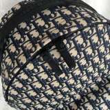 DIOR Blue Oblique Print Backpack