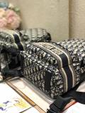 DIOR Blue Oblique Print Backpack