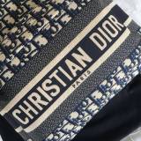 DIOR Blue Oblique Print Backpack
